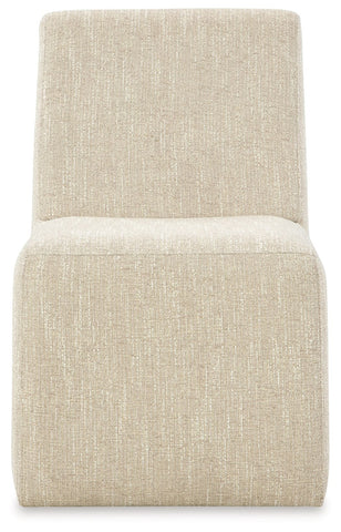 Mylarken - Dining Upholstered Side Chair (Set of 2) - Beige