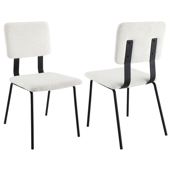 Bixby - Upholstered Dining Side Chair (Set of 2) - White