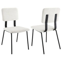 Bixby - Upholstered Dining Side Chair (Set of 2) - White