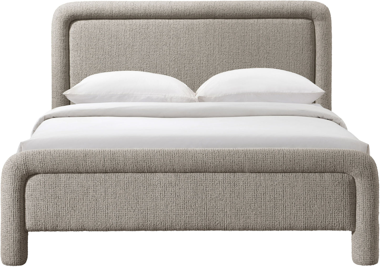 Baylor - Fabric With Interwoven Chenille Upholstered Bed