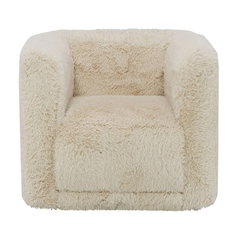 Upendo - Chair With Swivel - Beige Linen