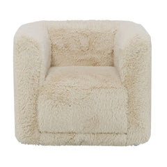 Upendo - Chair With Swivel - Beige Linen