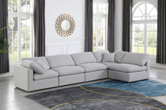 Indulge - Linen 5 Piece Modular Sectional