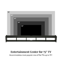 Modern Wall-Mounted Floating TV Stand