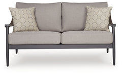 Ocean Beach - Loveseat With Cushion - Gray