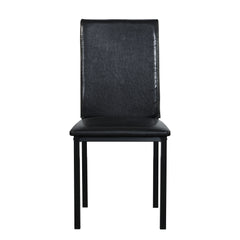 Metal Frame Dining Seats (Set of 4) - Black