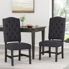 Elegant Dining Chair With Button Tufted Design