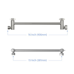 Sleek Design Stainless Steel Shower Arm Extension