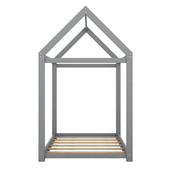 Wooden House Shaped Bed