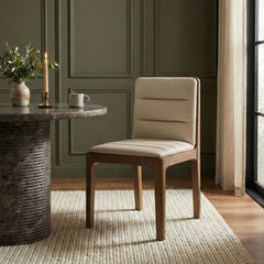 Ellis - Vegan Leather Upholstered Dining Chair (Set of 2) - Brown Base