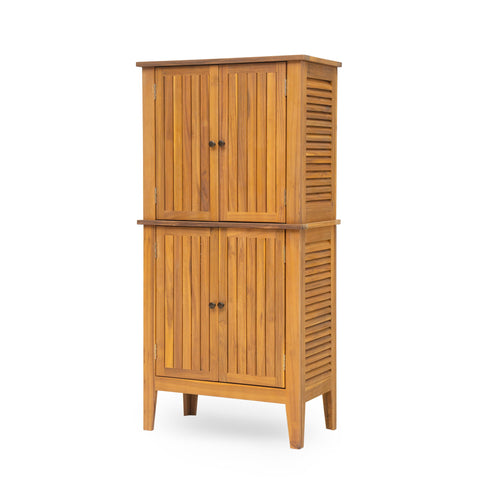 Kedzie - Acacia Wood Cabinet - Teak