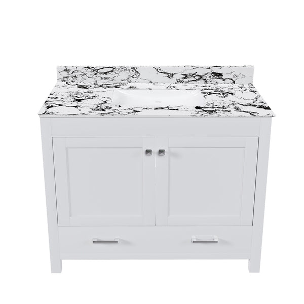 Bathroom Vanity & Storage - White