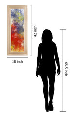 Vapor I. B By Jason Johnson - Framed Print Wall Art - Red