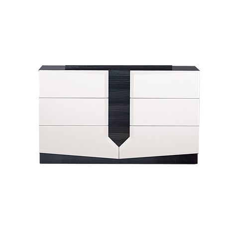 Vios - 5 Piece Bedroom Set With Zebrano Accent Design