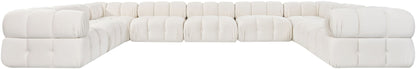 Orin - Velvet Performance Fabric Upholstered 9 Piece Sectional