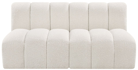 Arc - Boucle Fabric 2 Seats Modular Sofa