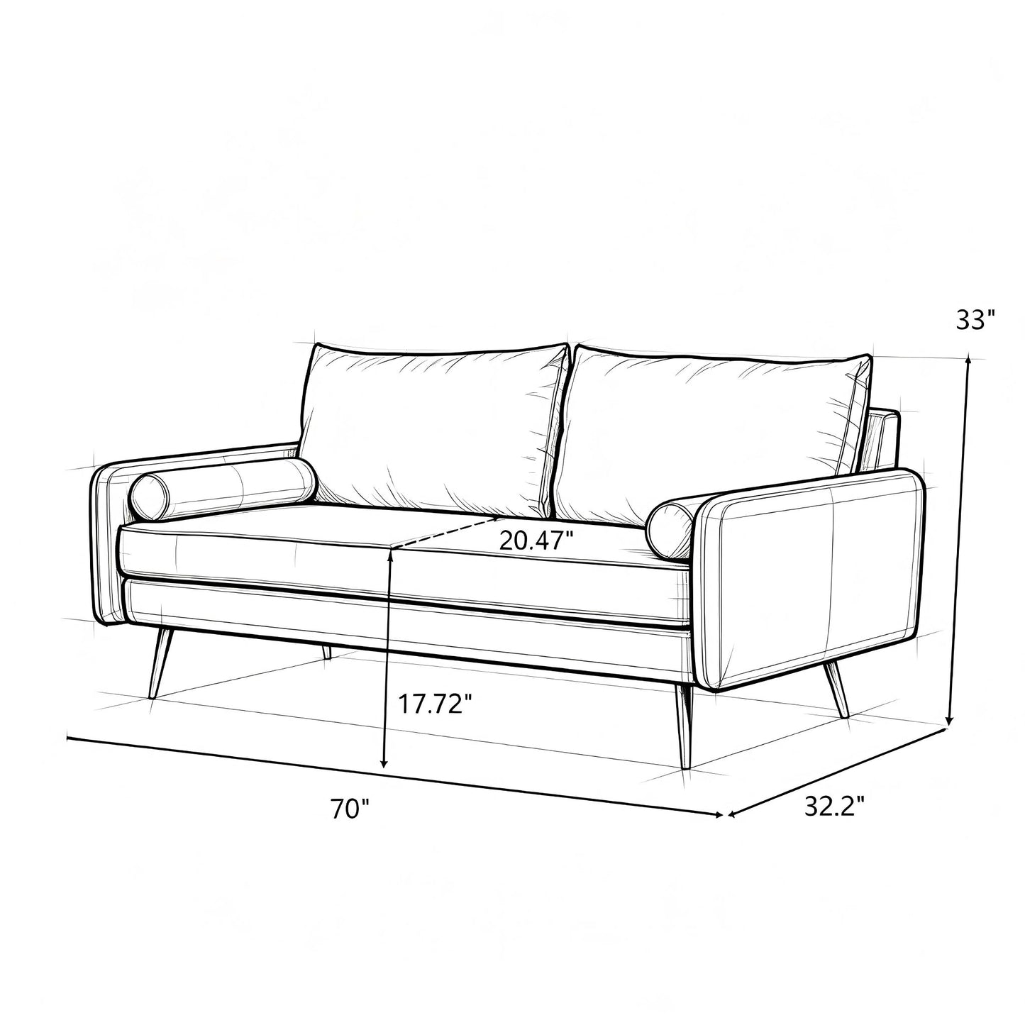 Modern Large Sofa For Living Room