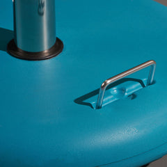 Wheelie - Round Umbrella Base With Stainless Steel Holder
