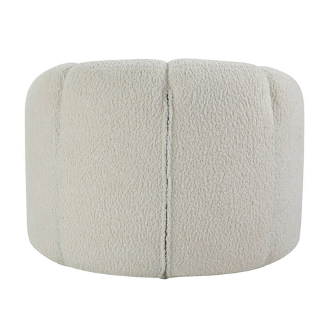 Osmash - Chair With Swivel - White Teddy Sherpa