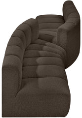 Arc - Boucle Fabric 4 Piece Sofa