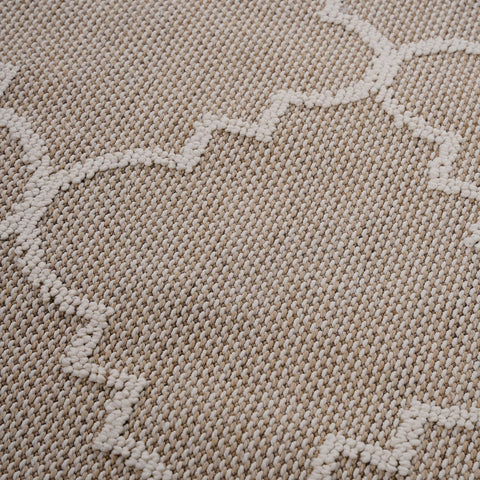 Guros - 8' X 10' Trellis Indoor / Outdoor Area Rug - Ivory