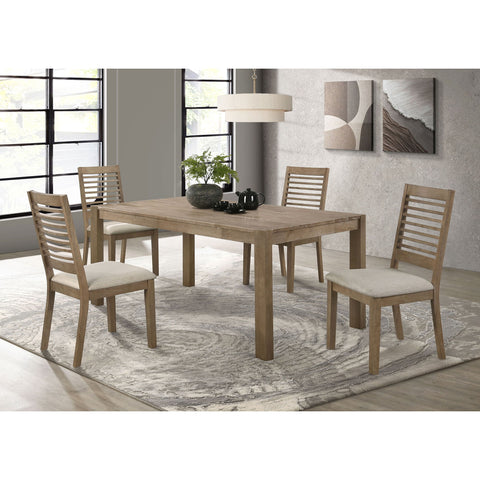 Umbarger - 5 Piece Rectangular Dining Set - Brown