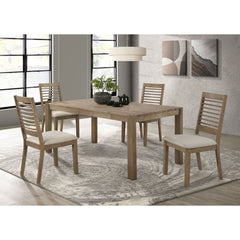 Umbarger - 5 Piece Rectangular Dining Set - Brown