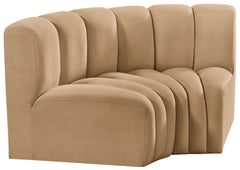 Arc - Velvet 2 Piece Modular Sofa