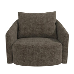 Swivel Accent Chair - Brown Gray