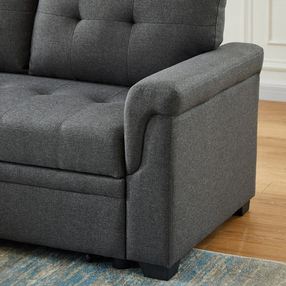 Destiny - Reversible Sleeper Sectional Sofa With Storage Chaise