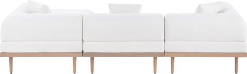 Laguna - 4 Piece 106.5" Upholstered Outdoor Patio Modular Sectional