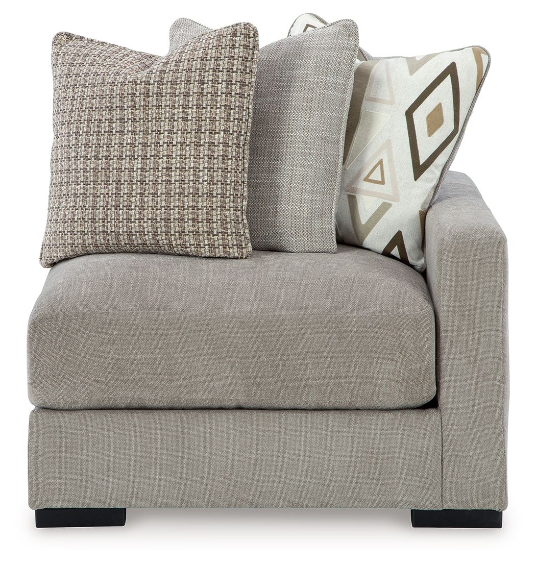 Aslan Court - Raf Corner Chair - Pebble