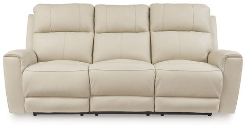 Dahlmoore - Power Reclining Sofa - Almond