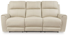 Dahlmoore - Power Reclining Sofa - Almond
