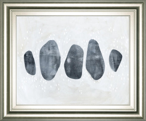 22x26 Stone Collection I By Emma Scarvey - Dark Gray