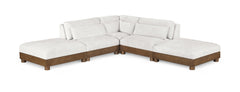 Turin - Fabric Upholstered 5 Piece Modular Sectional