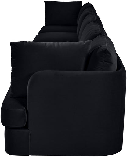Hammond - Velvet Performance Fabric Upholstered 5 Piece Sofa