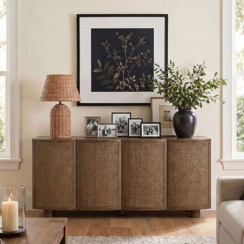 Norin - Solid Wood And Oak Veneer Sideboard/Buffet