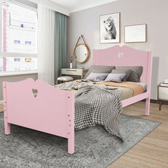 Platform Bed With Slat Support And Headboard And Footboard
