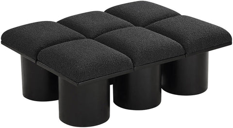 Pavilion - 6 Piece Modular Bench With Black Base