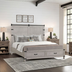 Alexandria - Storage Wood Bed