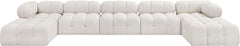 Ames - 7 Piece Fabric Modular U-Shaped Sectional