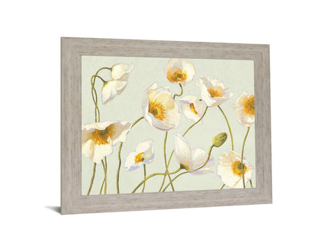 Golden Poppy Whimsy - 28" x 34" Framed Wall Art