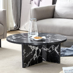Versatile Round Coffee Table For Various Interior Styles