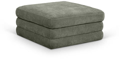 Stellar - Chenille Fabric Upholstered Modular Modular Ottoman