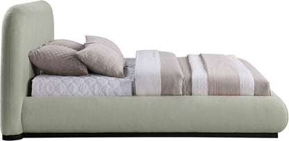 Vaughn - Chenille Bed With Black Base