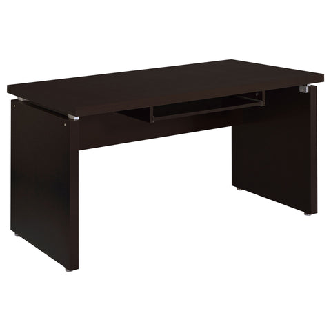 Ulloa - L Shaped Office Desk With Slide Out Keyboard Tray And Storage Drawers - Cappuccino