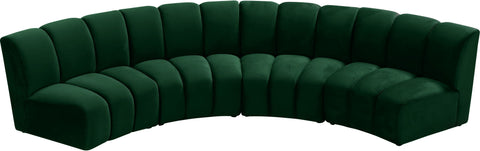 Infinity - 4 Piece Velvet Modular Sectional