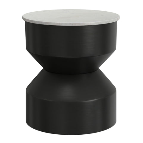 Maxine - Side Table - Black White