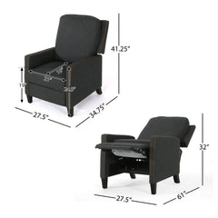 Contemporary Wide Manual Standard Recliner